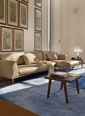 意极棉麻布简艺沙发客厅大户型平层式别墅直69060转排角组合设计