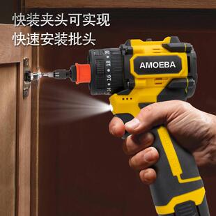 8热销主推款意16.V无刷锂钻双速冲击电钻多551种转换头随电组合