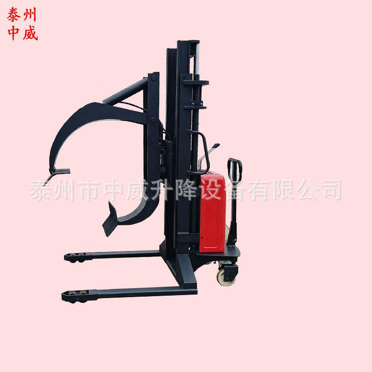 卖翻电动抱夹翻堆高机升半自313动夹包降转车布卷转圆型夹抱升高