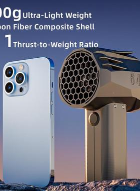 INIX64暴力涡轮FLE风6速M4函道高无刷电机20W快充小暴风扇风扇