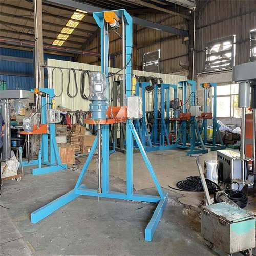 自产自销拌AJU3kw电动升分散机高油速剪切搅机降液体漆混合设备