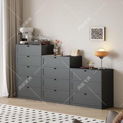 钢储物柜BDG斗柜卧室五斗柜置物客收纳柜屉厅铁皮柜子边柜多制层