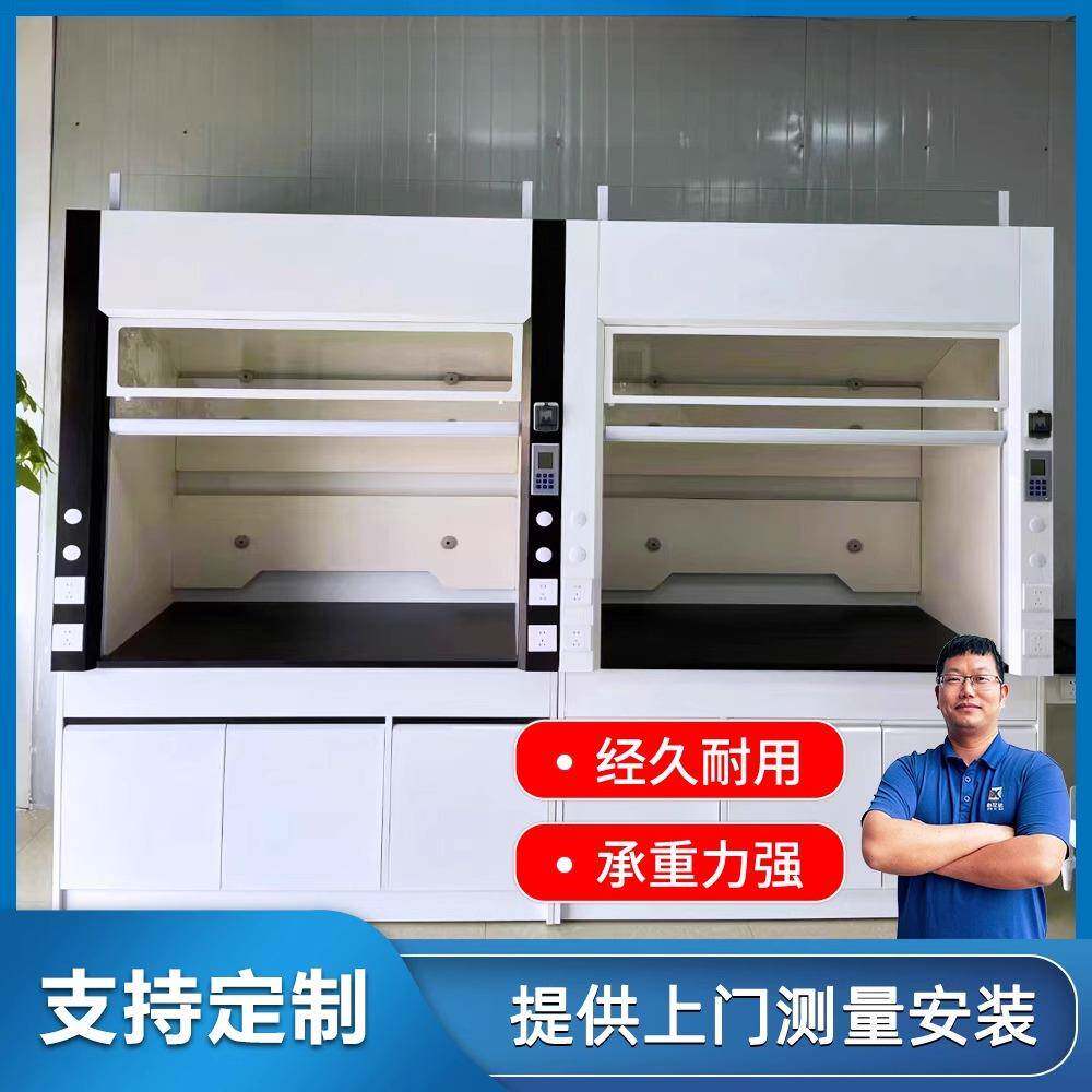 钢通风柜实见描述全验室验理化化板PP风橱耐酸碱排风柜落通地抽风