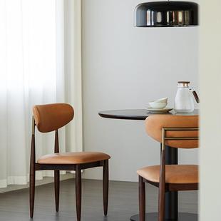 冶ION致家居现代简约椅木餐椅餐厅用轻奢时尚 子家休闲实舒适靠背