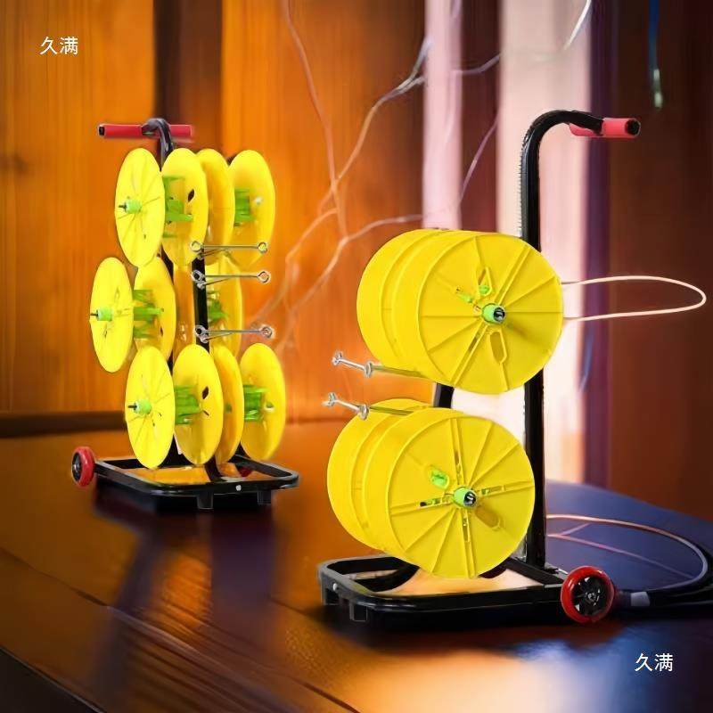 电线放线放放线盘圆电工放线架装SKS盘bv线线穿线器线放器支架