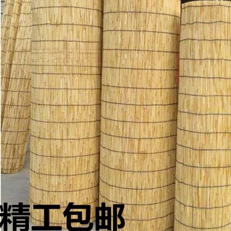 复古芦苇帘子大卷3阳0遮卷帘ltao5322茶室断居家墙面吊顶工隔程米