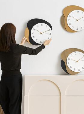 钟woom屋z准免打孔家用时尚钟表现代简约网YNH红时客厅o创意轻奢