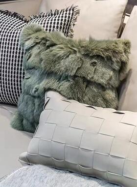 店样板房抱枕奢约YIR现代软装沙发客厅靠垫方枕样轻板间简酒抱枕