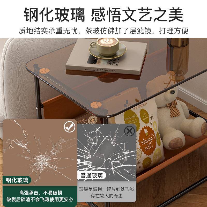 几移动简约发旁边几创意边柜置茶物架铁RSG艺客厅简侧易沙轻奢边