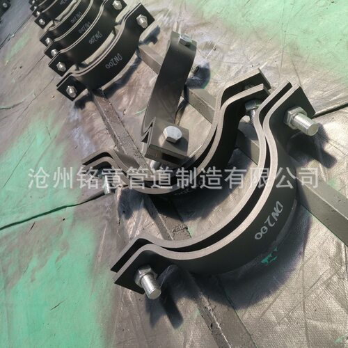 ZK-1卡箍型止推管托图纸 铭意 DN500不锈钢止推管托 ZK-3止推管托