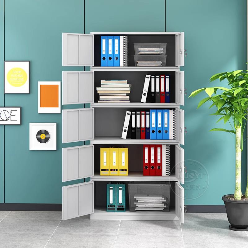 体分五节柜铁02526皮柜文柜办公室储务物柜资件料柜凭证顶柜财档