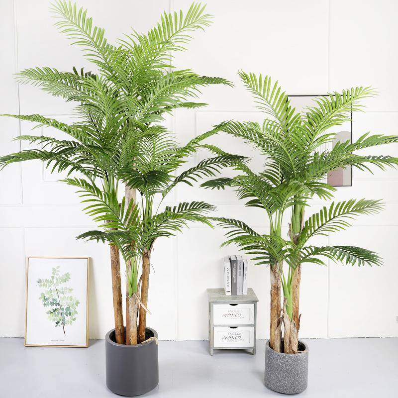 仿真植大型仿真散葵造散景葵树假尾树盆栽假绿物植MBJ仿真尾葵装