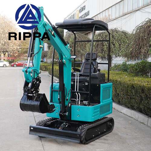 立派RIPA小小挖机全地QKP履带山地果园P农用小形工程多功能型挖掘