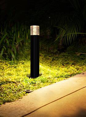 现货le草d户外草坪庭7院灯W亚源克力圆DIJ柱形气泡景观地灯头厂家