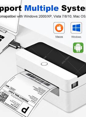 UWY芯烨463B带物架热敏条码不干胶标签打支主印机流流标签打印机