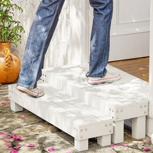 户外实木增高台阶室外门口浴室踏步木阶梯厨房木质脚踏板垫高楼梯