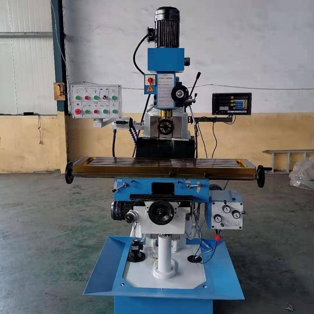供应ZX7550CW立卧两用小型钻铣床ZX7550C铣床自动走刀可加数显