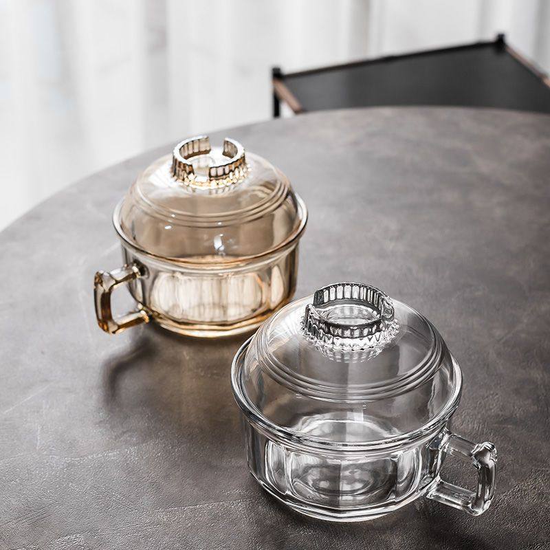 2026年新款带盖泡面碗ins高颜值家用碗沙拉碗学生宿舍玻璃碗上班,餐饮具,泡面碗,淘宝优惠券,粉丝福利购,淘宝优惠卷