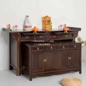 实木供桌佛台神台家用香案新中式 贡桌供台供柜佛桌供奉桌现代简约