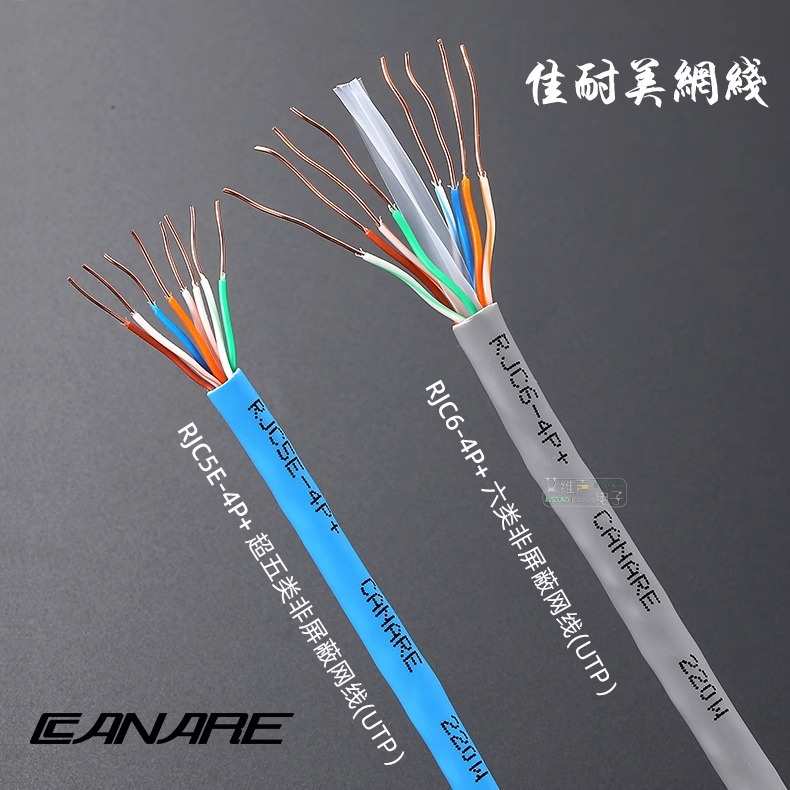 Canare佳耐美RJC5ES-4P-BS柔软耐用-WJ超五类带屏蔽六类演出网线