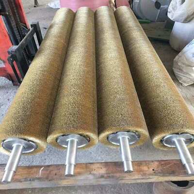 供应工业机械设备抛光清理毛刷 不锈钢辊筒刷 圆钢辊刷