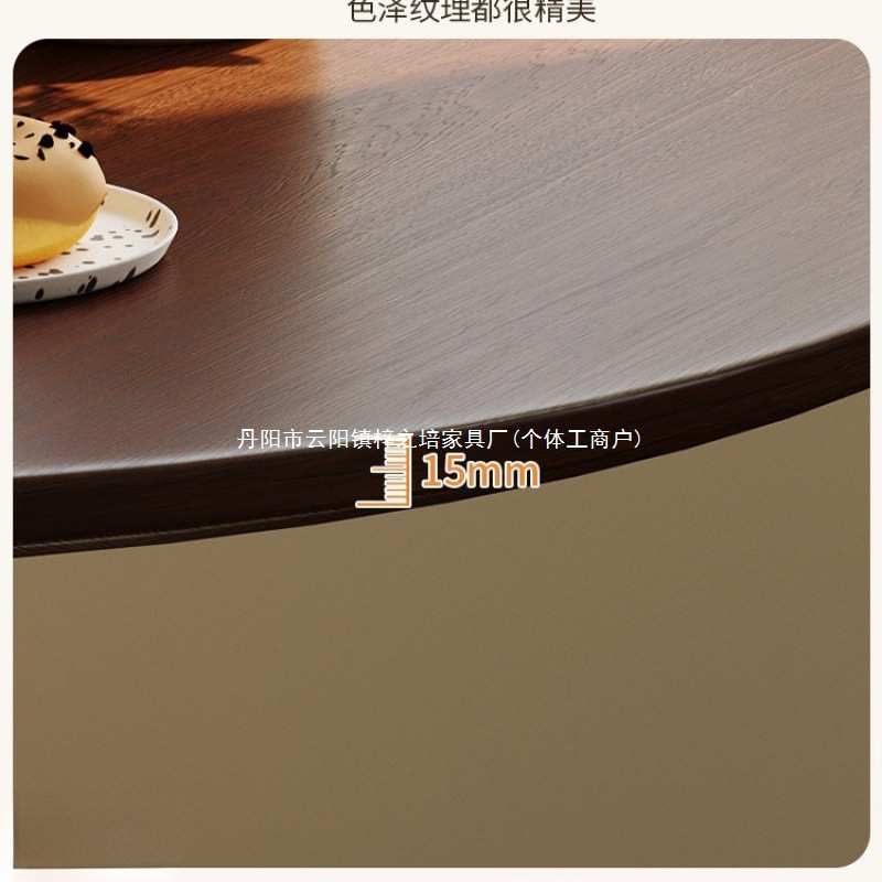 圆形餐桌家用客厅休闲咖啡桌洽谈桌子小户型出租屋阳台郁金香圆桌