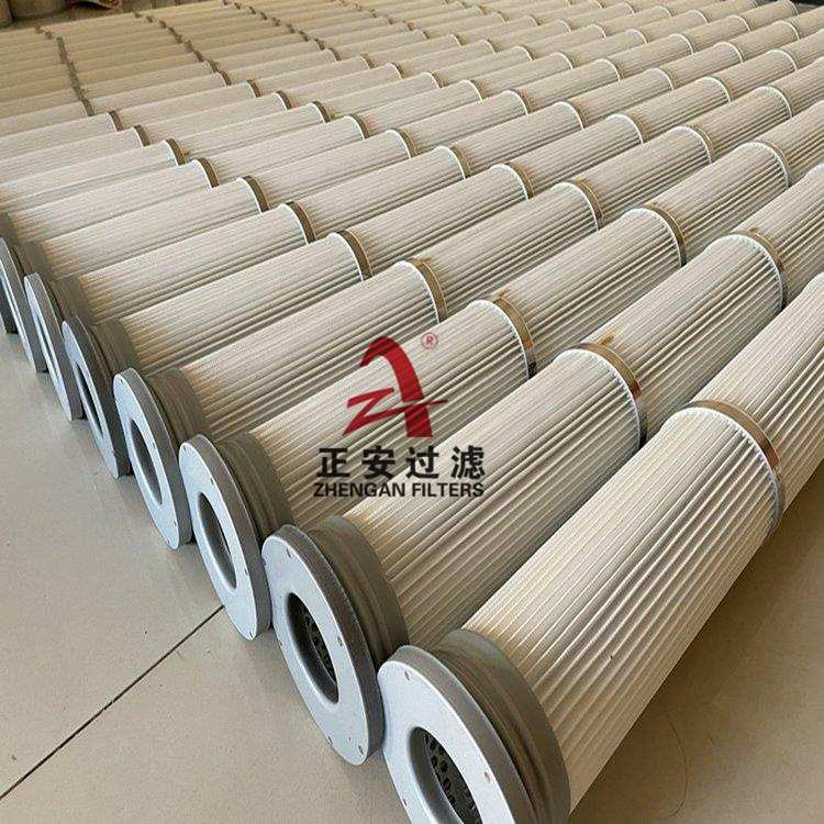 除尘滤芯 褶型空气过滤筒 折叠式滤筒 复合纤维滤筒 六耳卡盘式滤
