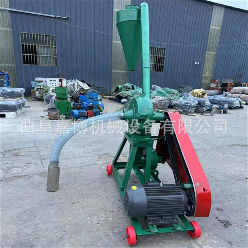 320型自吸上料齿盘粉碎机 玉米黄豆磨面机除尘 天津化工料打粉机