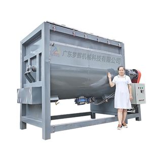 现货干粉卧式搅拌机 化工粉体混合机厂家 油加热塑料烘干拌料桶