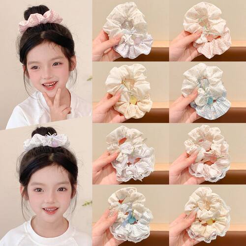 扎发绳儿童头花丸子头女孩皮筋