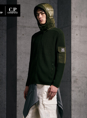 SPYDER蜘蛛C.P联名限量秋冬男子100%羊毛面料拉链毛衣CP25FW301M