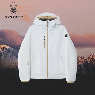 SPYDER蜘蛛秋冬女滑雪夹克38SD075334WHT