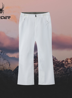 SPYDER蜘蛛秋冬女EXO SHIELD 20K防风耐磨滑雪长裤38SD123300WHT