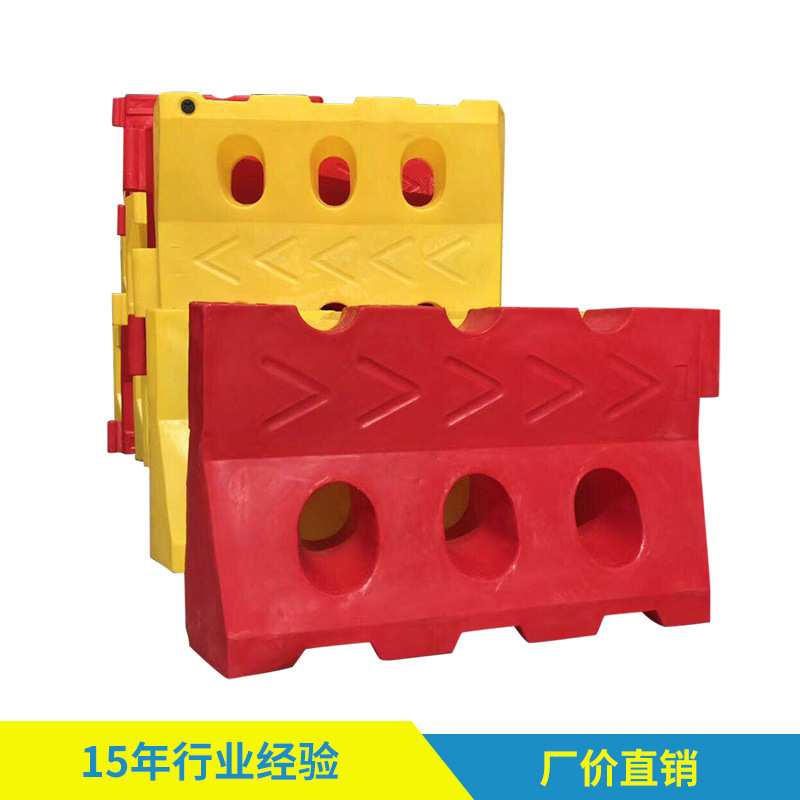 三孔水马围挡护栏注水路障市政施工防护防撞桶厂家