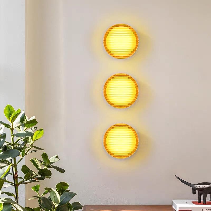 壁灯床水波灯纹玻璃设灯计轻奢简约客厅卧室镜前酒店民宿头J-DG80