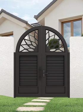 别墅RIL大门民外宿栅栏庭院门门围墙小院自铝建合金户农村房花园