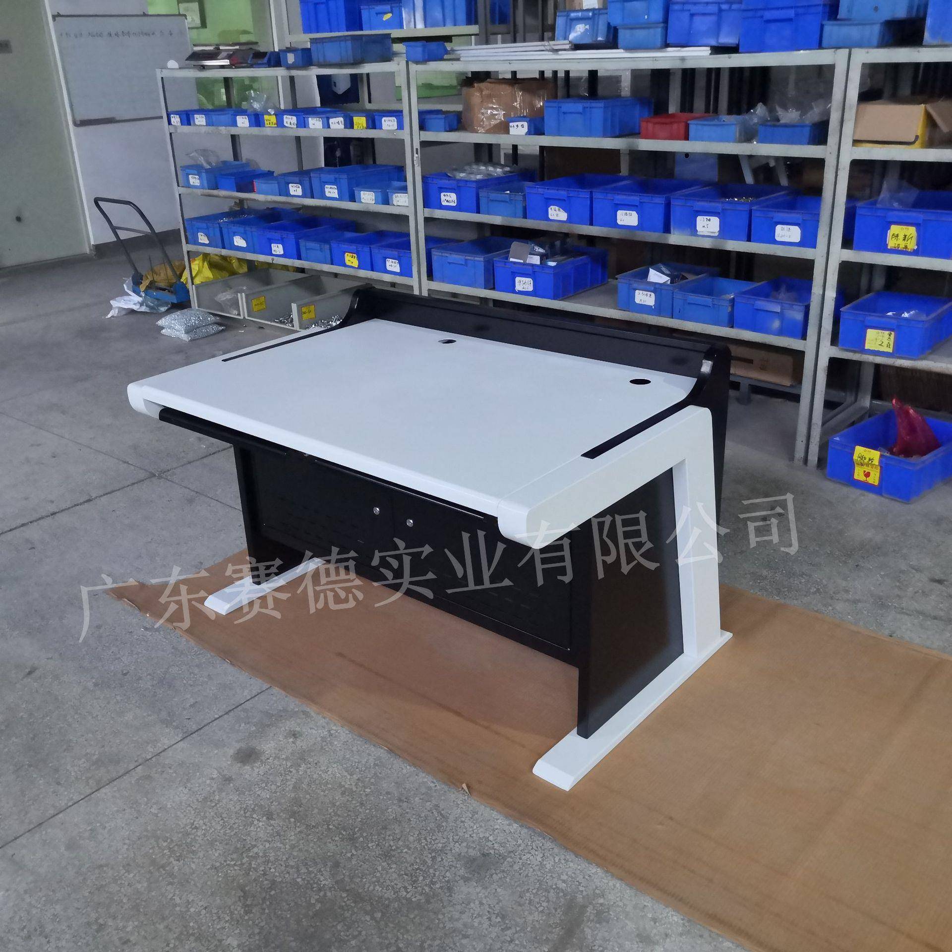 广东平面指控台斜面操制作台单联联多联加挥双EUL厚操作台