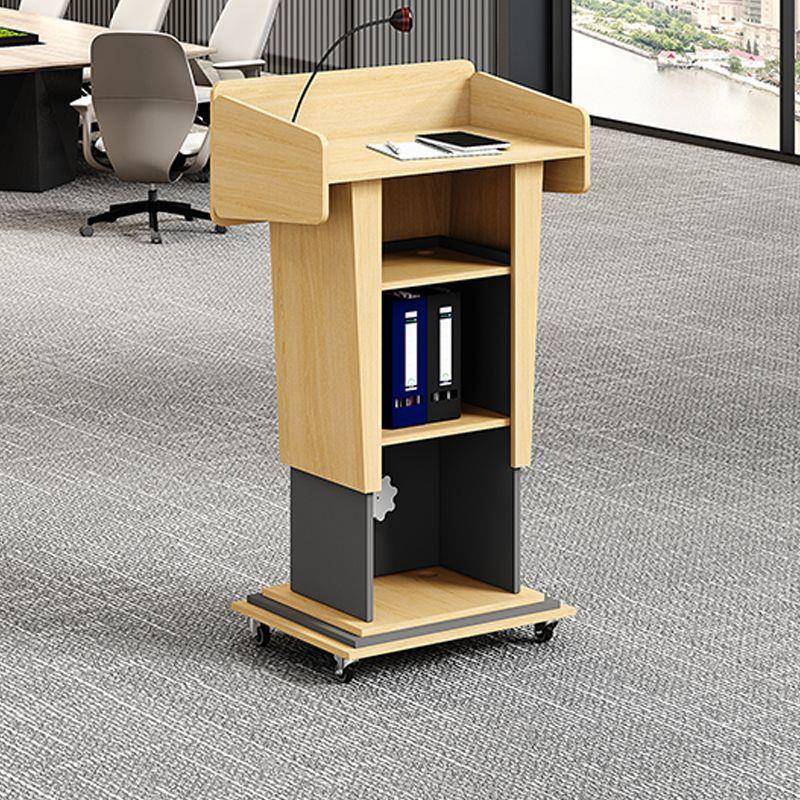 多功能播升降演主讲子钰制造台会议演厅发言室台讲台持台讲台桌迎