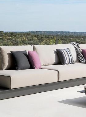 艺硬一体HNQ木海绵台垫子卡加座地坐垫靠背硬户外沙发实垫防水布