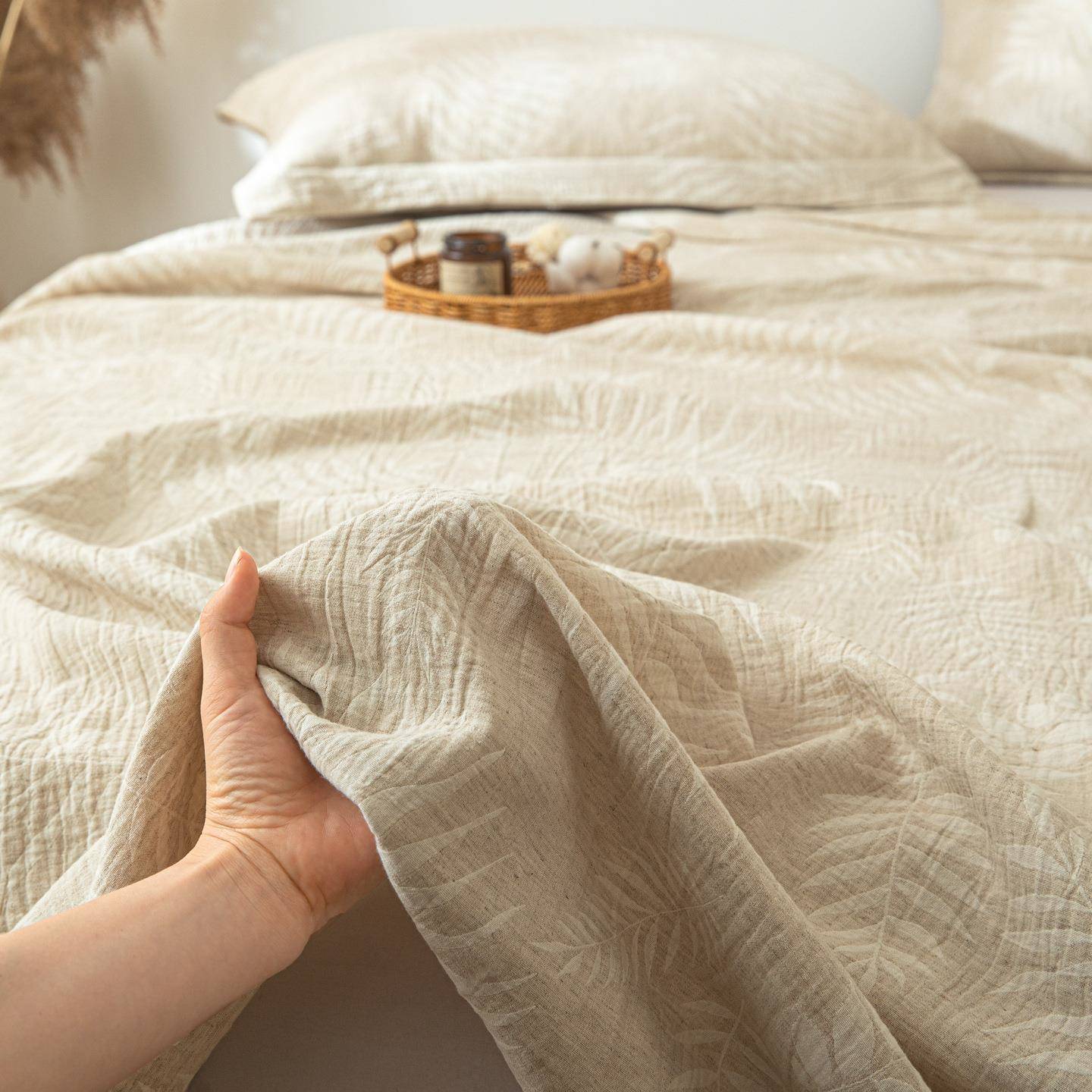 A类棉花麻提单四季通用绒棉三件套宿舍纯棉床床单单件家用IXZ长床