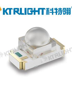 12306头红光LED21球6凸头KTR-Q120超高亮红1206透镜红色发灯光二