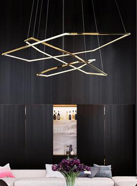 不锈钢六形灯轻极简边后现代客厅主SM-D1718灯202年奢新5款创意几