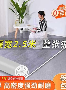 加厚地板地革家用耐磨2F97J967M.5米宽板接贴水地泥直铺防水pvc塑