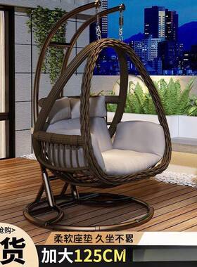 户外吊懒家用秋千鸟椅巢吊椅藤椅双MVX人庭院摇室内吊床阳篮台人
