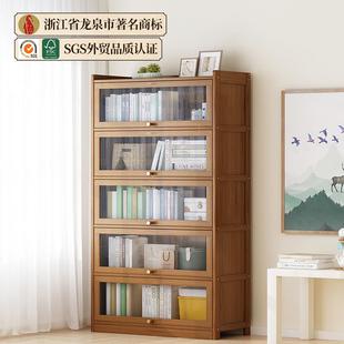 桌收纳置物架学生桌尘面型桌上阅读架带门防ZWJ3128-书柜家书用小