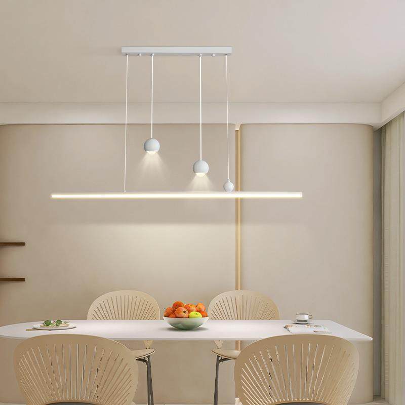 普瑞护眼高显指饭吊现197代简约智能餐条桌厅吧台灯极简灯一字长,家装灯饰光源,智能吊灯,淘宝优惠券,粉丝福利购,淘宝优惠卷