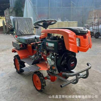 小型方机向操作四大马力犁驱田耕地盘水田防滑轮CGJ旋耕打田坐耕