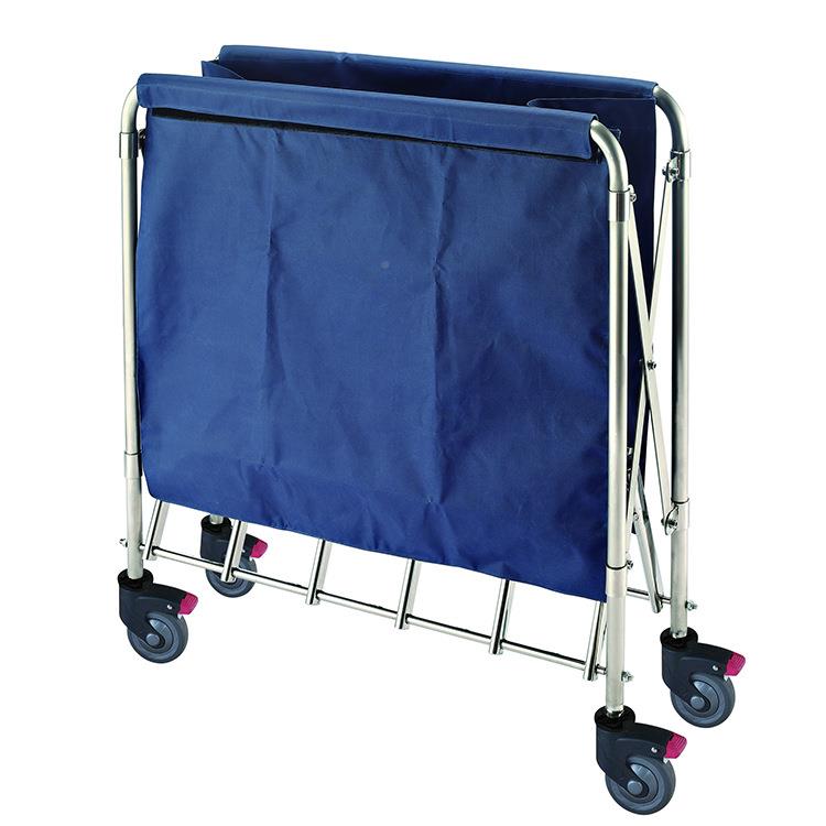 轮酒店用草品C-C-42C-442酒店旅馆洗衣房折叠不锈钢管静音子类分