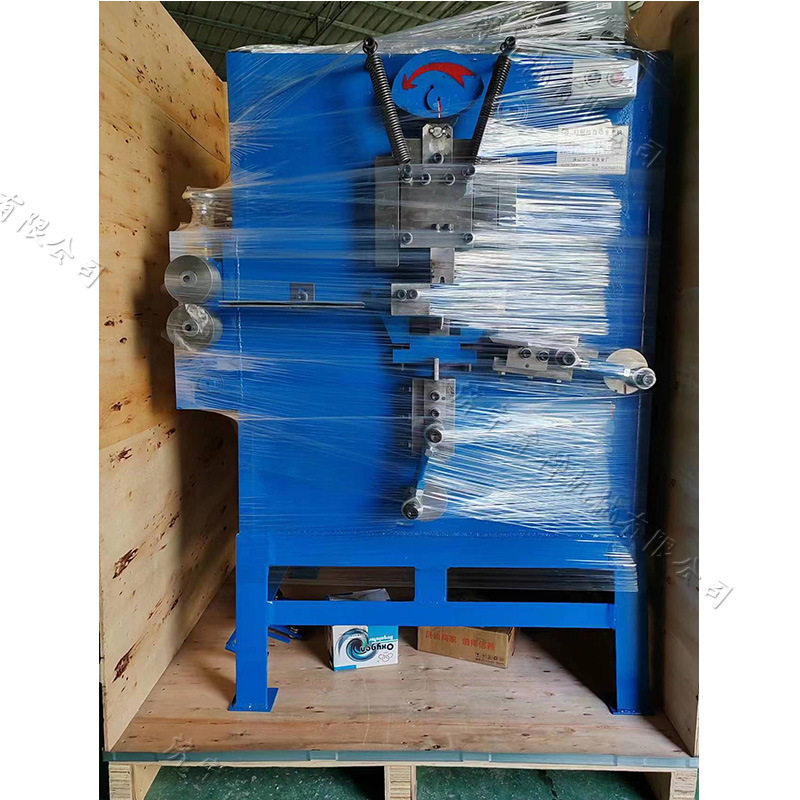 自动送料铁皮钢带打包扣成型机