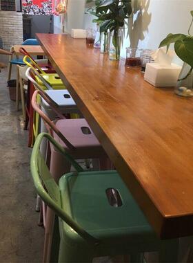 实木墙上隔板置物架搁板靠墙电字脑桌书BTZ家用写字台挂一墙桌层